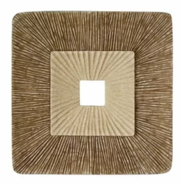 Screen Gems 14" Sandstone Square Design Wall Plaque - Set of 2
