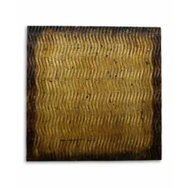 Screen Gems Metallic Ridge Gold-Brown Wall Art