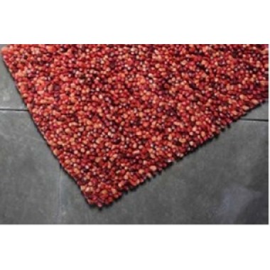 TrueModern Lil Wooly Rug- Reds