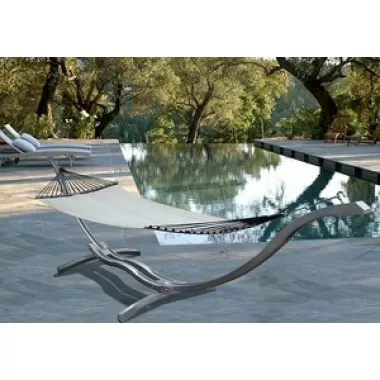 Vifah Modern Outdoor Steel Arc Hammock Stand