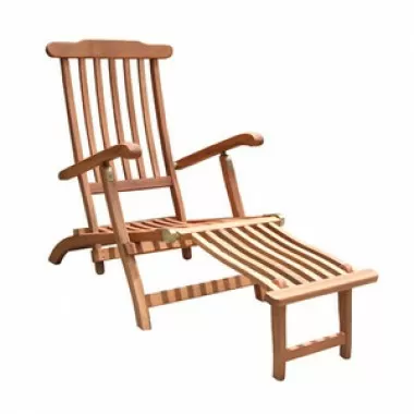 Vifah Modern Patio 5 - position Reclining Folding Steamer Lounge