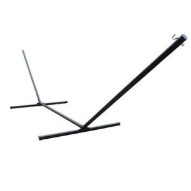 Vivere 15-Foot 3-Beam Hammock Steel Stand in Black