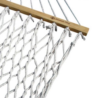 Vivere Cotton Rope Hammock - Double in Natural Rope