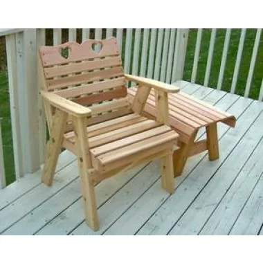 Creekvine Designs Cedar Country Hearts Patio Chair