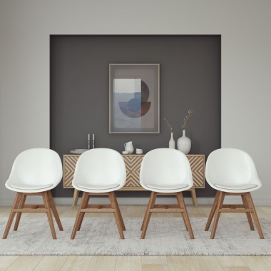 International Home Miami Amazonia 4-Piece Chairs Set - Lifestyle