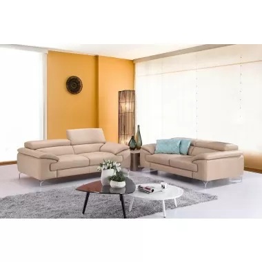 J&M Furniture A973 Italian Leather Sofa 