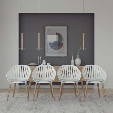 International Home Miami Amazonia 4-Piece Chairs Set - Lifestyle
