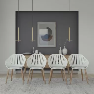 International Home Miami Amazonia 4-Piece Chairs Set - Lifestyle