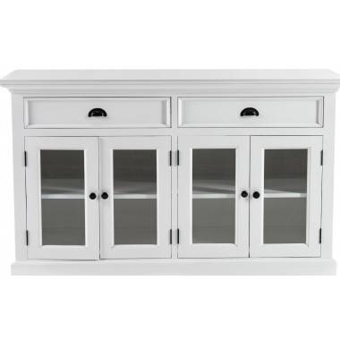 Nova Solo Classic Buffet with Glass Doors, Front Angle