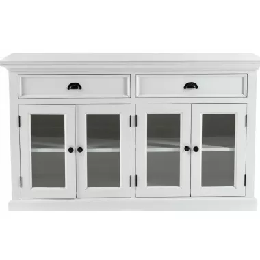 Nova Solo Classic Buffet with Glass Doors, Front Angle