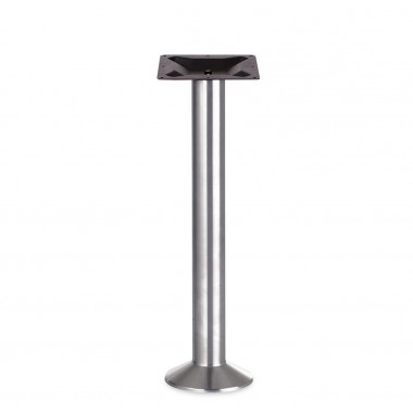 Alpha 304 Brushed Stainless Outdoor Bolt Down Base 3" Column - Silver