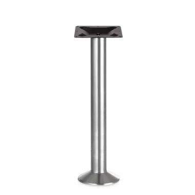 Alpha 304 Brushed Stainless Outdoor Bolt Down Base 3" Column - Silver