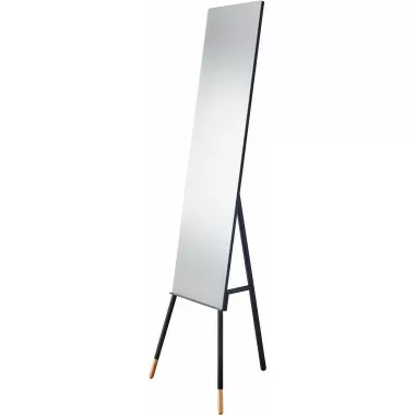 Louise Floor Mirror - Black