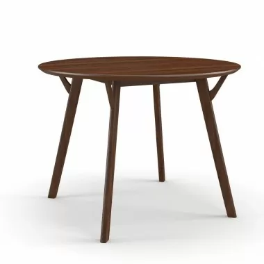 Aeon Dante Round Dining Table Walnut