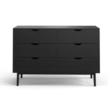 Aeon Analise 6-Drawer Chest Black