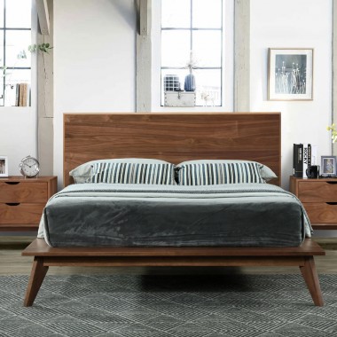 Aeon Angelica Queen Bed Walnut