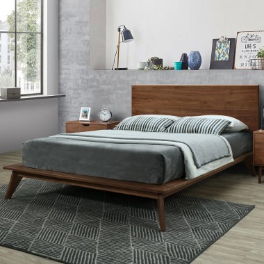 Aeon Angelica King Bed Walnut