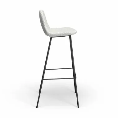 Aeon Maxine Boucle Bar Stool - Set of 2  White