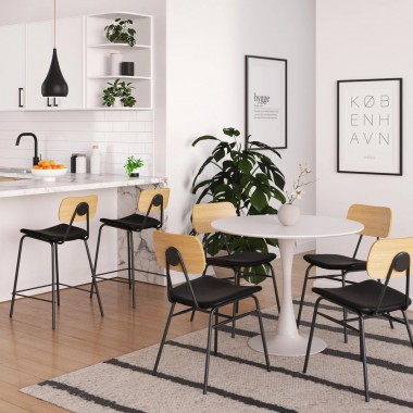 Aeon Troy Leather Dining Chair 