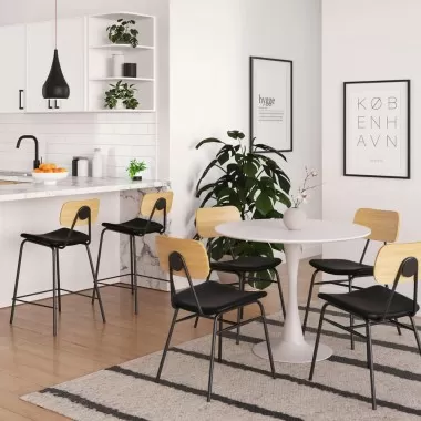 Aeon Troy Leather Dining Chair 