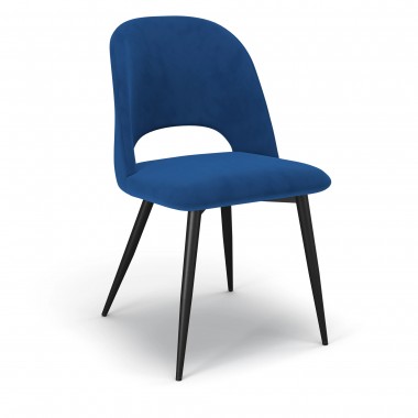 Aeon Victor Dining Chair - Set of 2 Sapphire Blue