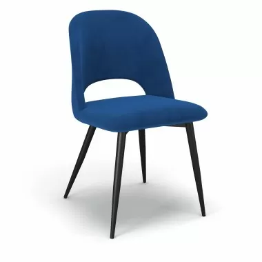 Aeon Victor Dining Chair - Set of 2 Sapphire Blue