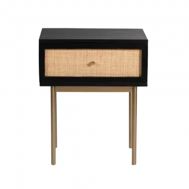 Aeon Curtis One Drawer Nightstand Black