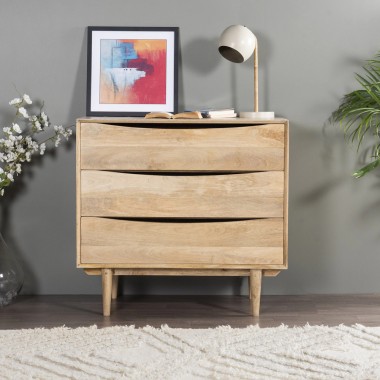 Aeon Dillon Three Drawer Chest Natural