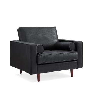 Aeon Zander Leather Arm Chair