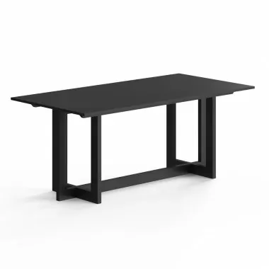 Aeon Arden Rectanglular Dining Table Ebonized Oak Veneer