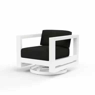 Newport Swivel Club in Spectrum Carbon, No Welt - Front Side Angle