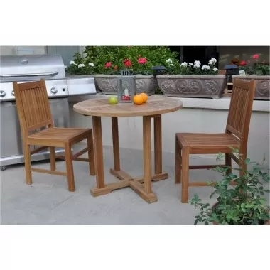 Anderson Teak Montage Saratoga 3-Pieces Dining Set
