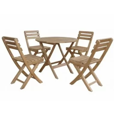 Anderson Teak Chester Alabama 5-Pieces Bistro Set