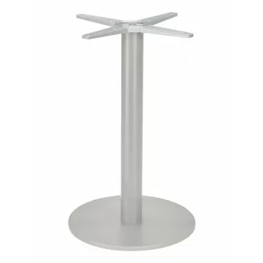 Cast Weighted Aluminum Table Stand - AL-2400 18×3 - Silver