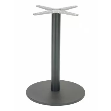 Cast Weighted Aluminum Table Stand - AL-2400 23×3 - Black