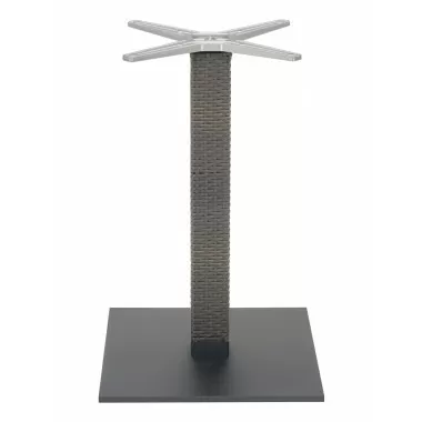 Aluminum PE Wicker Post Table Stand - AL-2500 18X3 WIC