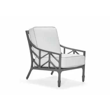 Woodard Alberti Lounge Chair - Angled and Close-Up