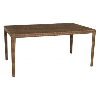 Woodard Et Cetera Miami 39" x 63" Rectangular Dining Table in Mocha