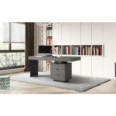 Alma Desk in Gray-Lifestyle