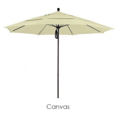 California Umbrella 11' Fiberglass Market Umbrella PO DVent Bronze - Pacifica