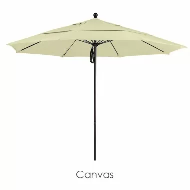 California Umbrella 11' Fiberglass Market Umbrella PO DVent Bronze - Pacifica