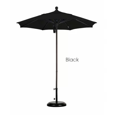 California Umbrella 7.5' Fiberglass Market Umbrella PO DVent Bronze - Sunbrella