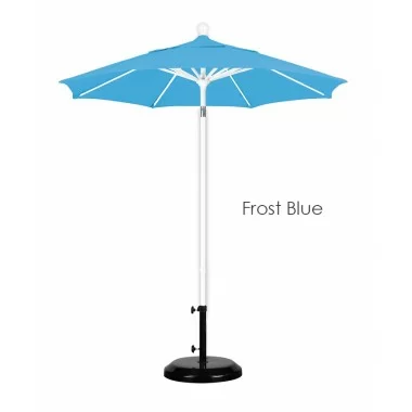 California Umbrella 7.5' Fiberglass Market Umbrella PO DVent Bronze - Olefin