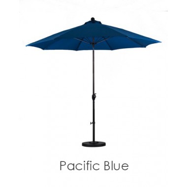 California Umbrella 9' WR Fiber Market Umbrella PT Bronze - Polyester