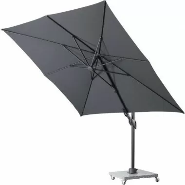 Amour Cantilever Outdoor 10ft Umbrella in Smoke Grey