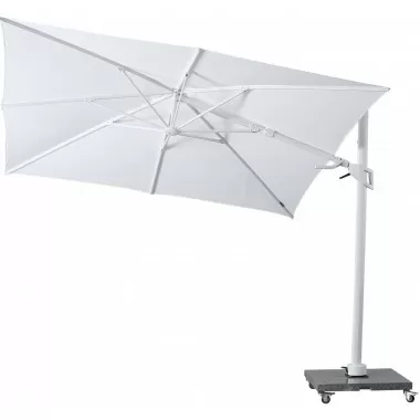 Amour Cantilever Outdoor 10ft Umbrella in White