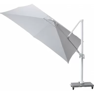 Amour Cantilever Outdoor 13ft Umbrella in Mouse Grey