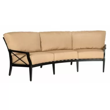Woodard Andover Crescent Sofa - Angled