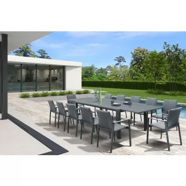 Bellini Home And Garden Annabel 13 Pc Dining Set - Lifestyle 