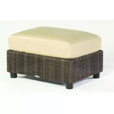 Woodard Aruba Wicker Ottoman